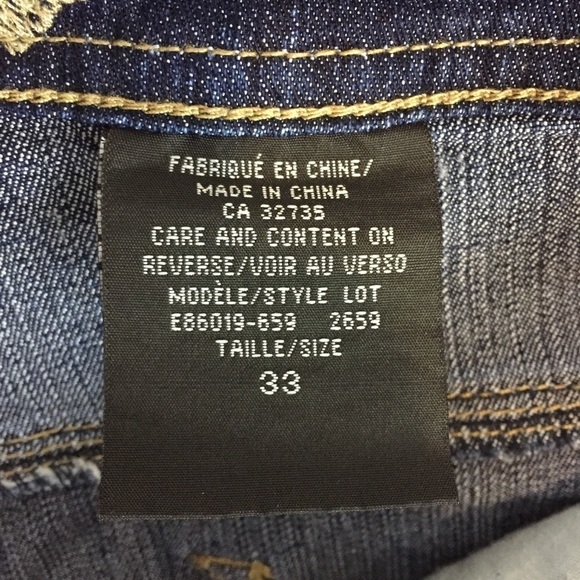 JD Collection Jeans Womens 33 Short Dark Wash Bootcut Mid Rise *Altered* - Picture 5 of 12